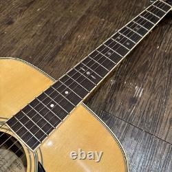 Cat's Eyes CE-250 natural Made in Japan Acoustic Guitar Used From Japan