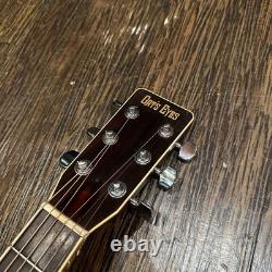 Cat's Eyes CE-250 natural Made in Japan Acoustic Guitar Used From Japan