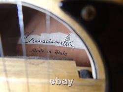 Crucianelli Vintage Flamed Maple Top Made In Italy Acoustic Electric Guitar