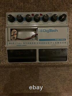 DIGITECH PDS 1700 DIGITAL STEREO CHORUS/FLANGER 1980's, made in USA, collectible