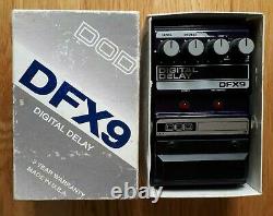 DOD DFX9 1989 Digital Delay Guitar Effect Pedal vintage Made in USA DFX-9