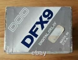DOD DFX9 1989 Digital Delay Guitar Effect Pedal vintage Made in USA DFX-9
