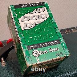 DOD FX51 Juice Box Overdrive Jason Lamb Made in USA Guitar Bass Effects Pedal