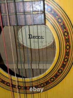 Decca DMI-204 Acoustic Parlor Guitar Vintage 1960s Made In Japan