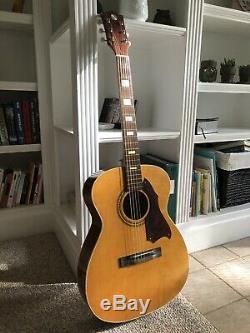 Early 70's Sears and Roebuck Space Dot Parlor Acoustic Guitar Made in the USA