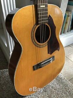 Early 70's Sears and Roebuck Space Dot Parlor Acoustic Guitar Made in the USA