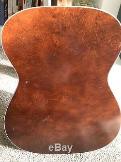 Early 70's Sears and Roebuck Space Dot Parlor Acoustic Guitar Made in the USA