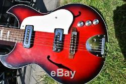 Egmond semihollow vintage electric guitar made in the netherlands 1960s