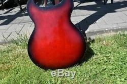 Egmond semihollow vintage electric guitar made in the netherlands 1960s