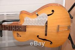 Eko Model 100 Vintage Archtop guitar made in Italy Gitarre