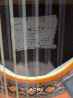 Eko Ranger 12 string acoustic guitar. Vintage made in Italy