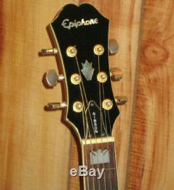 Epiphone EJ 200 Jumbo Vintage Sunburst 6 String Acoustic Made in Korea