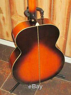 Epiphone EJ 200 Jumbo Vintage Sunburst 6 String Acoustic Made in Korea