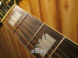 Epiphone EJ 200 Jumbo Vintage Sunburst 6 String Acoustic Made in Korea