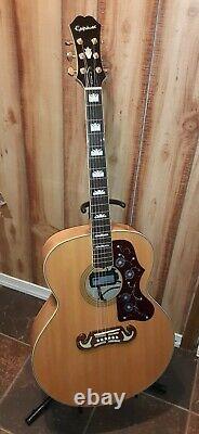 Epiphone Ej 200 Made In Korea/japan 6 String Acoustic Guitar