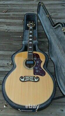 Epiphone EJ 200 Made in Korea/Japan 6 String Acoustic Guitar withCase extras