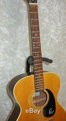 Epiphone FT-130 acoustic guitar with case MIJ made in Japan blue label