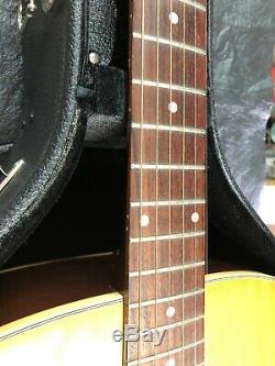 Epiphone FT-145 Blue Label Texan Bolt On Neck Acoustic Guitar Japan Made VTG 70s