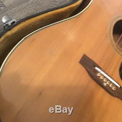 Epiphone Flat Top FT -147 Acoustic Guitar Made In Japan 1972 &Original Hard Case