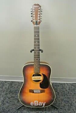 Epiphone PR-715-12-ASB 12 String Acoustic Guitar Made In Japan With Pickup