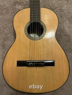Estrada Acoustic Guitar Solid Wood Hand Made In Mexico Vintage! Beautiful
