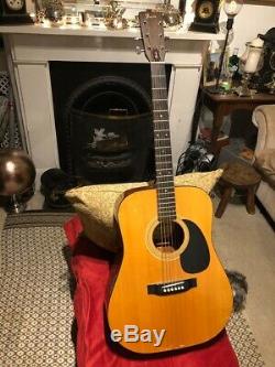 Fender Acoustic Guitar In Case Model F-03 Made For 1 Year Only In 1981