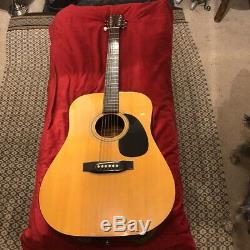 Fender Acoustic Guitar In Case Model F-03 Made For 1 Year Only In 1981