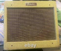 Fender Bronco Amp PR258 Vintage Combo Guitar Amplifier Tweed. LOUD & USA made