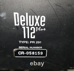 Fender Deluxe 112 Plus Combo Guitar Amp USA Made Fully Working + New Strix Lead