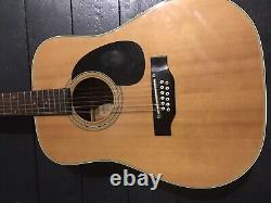 Fender F55-12 Made In Japan 1970s 12 String Acoustic