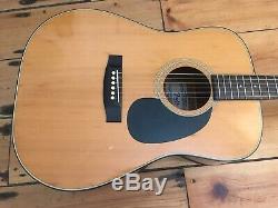 Fender F-35 Acoustic Guitar Made in Japan 1980s Roadworn