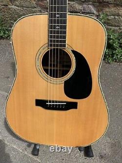 Fender F-65 Dreadnought Acoustic Guitar. Made In Japan. Mij. 1980