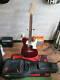 Fender Telecoustic Deluxe Red Made In 2008 Electric Acoustic Guitar