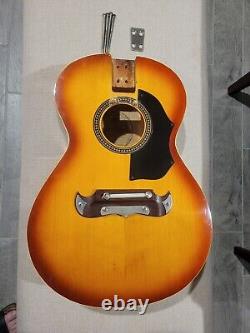 Framus 5/194 Gaucho 1972 Made in Germany Acoustic Guitar Body Sunburst