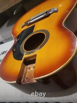Framus 5/194 Gaucho 1972 Made in Germany Acoustic Guitar Body Sunburst