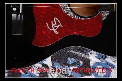 GFA Made of Bricks Pop Star KATE NASH Signed Acoustic Guitar K1 COA
