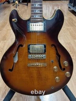 GRECO SV-800 1979 Made in Japan Semi-Acoustic Electric Guitar Used From Japan