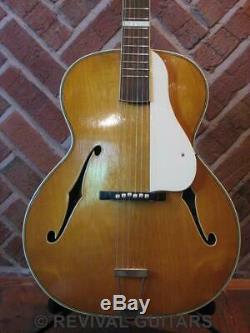 German Made Late 1950's B & S Ltd.'The Michigan' Archtop F Hole Jazz Guitar