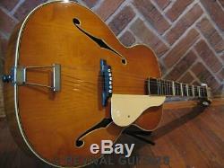 German Made Late 1950's B & S Ltd.'The Michigan' Archtop F Hole Jazz Guitar