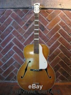 German Made Late 1950's B & S Ltd.'The Michigan' Archtop F Hole Jazz Guitar