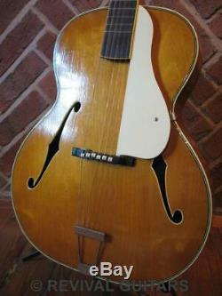 German Made Late 1950's B & S Ltd.'The Michigan' Archtop F Hole Jazz Guitar