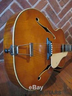 German Made Late 1950's B & S Ltd.'The Michigan' Archtop F Hole Jazz Guitar