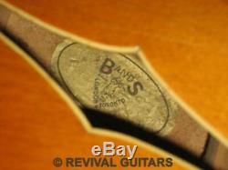 German Made Late 1950's B & S Ltd.'The Michigan' Archtop F Hole Jazz Guitar