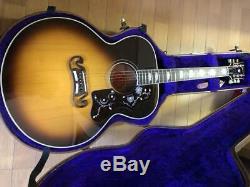 Gibson acoustic guitar j-200 made in 1993 beautiful EMS F / S