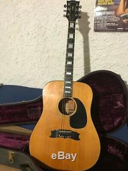 Gibson heritage custom acoustic guitar vintage 1975 made in Usa dreadnought