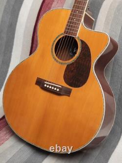 Gorgeous Jumbo electro-acoustic made by'Vintage' VECJ100N