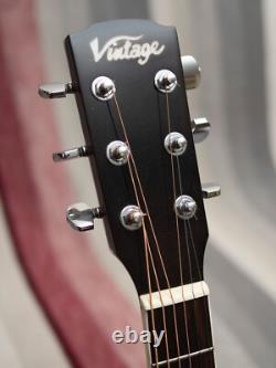 Gorgeous Jumbo electro-acoustic made by'Vintage' VECJ100N