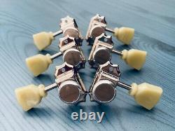 Gotoh SD90-SLN-MGT Locking Guitar Tuners for Les Paul Nickel 3+3 Made in Japan