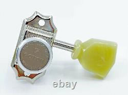 Gotoh SD90-SLN-MGT Locking Guitar Tuners for Les Paul Nickel 3+3 Made in Japan