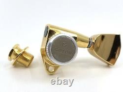 Gotoh SG301-04G-MGT Magnum Lock Tuners 3+3 Gold For Les Paul Made in Japan